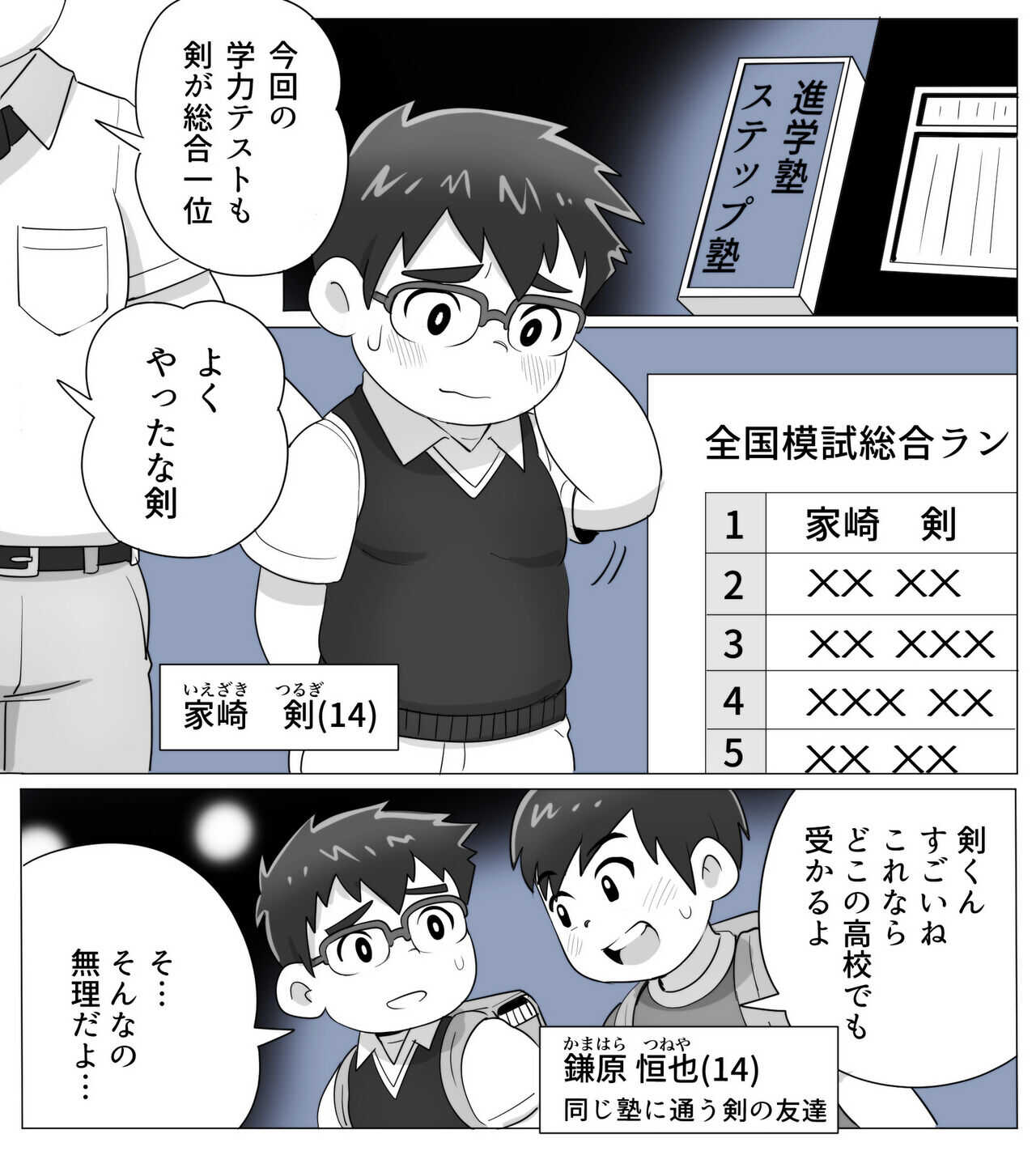 obeccho - 短編漫画「施術にようこそ！剣くん編」 page 3 full