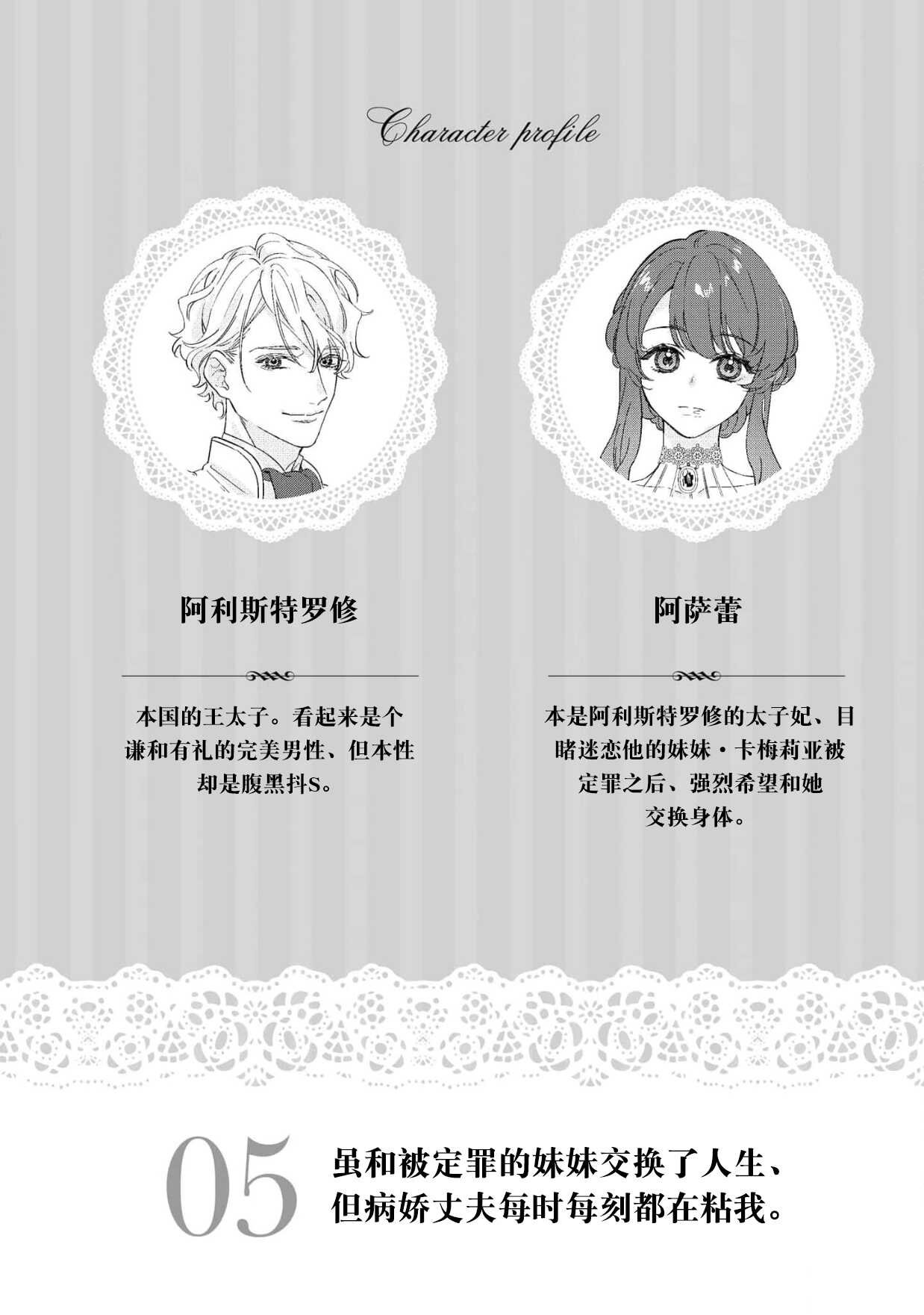 danzai sa reta imōto to jinsei chenji shita no ni, nazeka yandere otto ga morenaku tsuite kuru nodesuga. | 虽和被定罪的妹妹交换了人生、但病娇丈夫每时每刻都在粘我。    莉赛 page 3 full