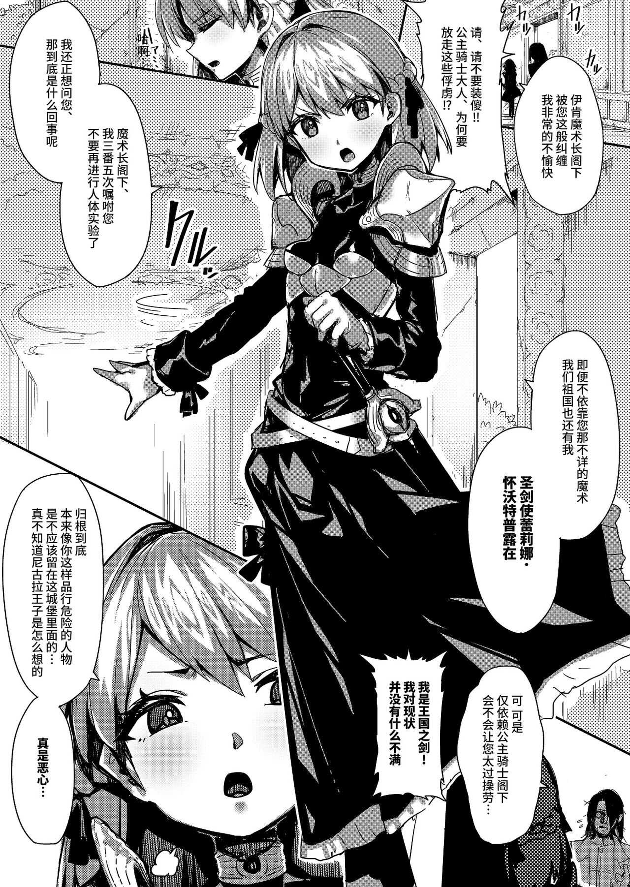 Seiken Rensei "Oukoku no Tsurugi" toka Jishou shite Iki tteta Himekishi ga, Ganimata Kokujoku Gangu ni Ochiru made── page 2 full
