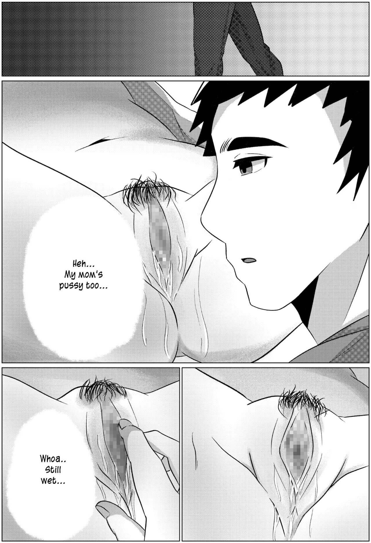 Yobai kara Hajimaru Haha to Musuko no Fuufu Seikatsu | Late night visit leads mother and son to marital relations page 10 full