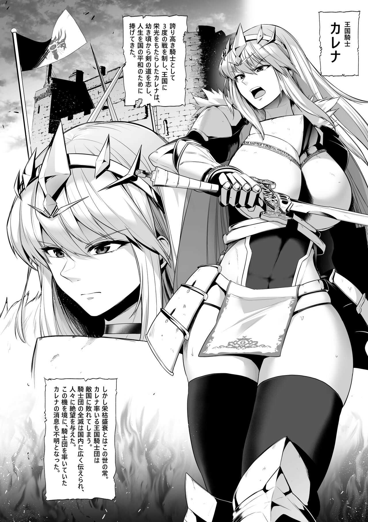 囚われの女騎士、快楽肉人形にされる page 2 full