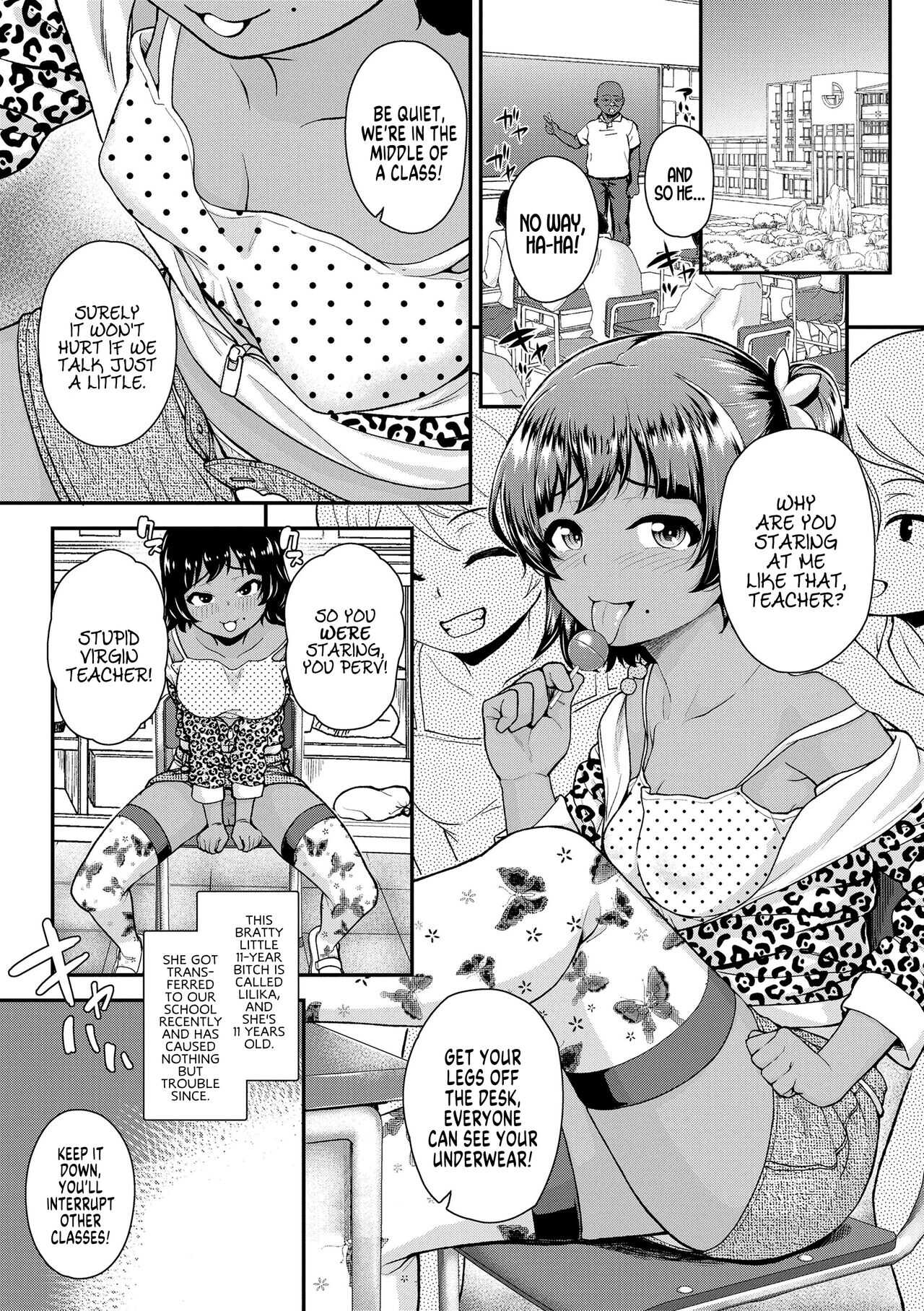 Bicchi na Mesugaki Tenkousei | Our New Transfer Student is a Bratty Little Bitch page 1 full