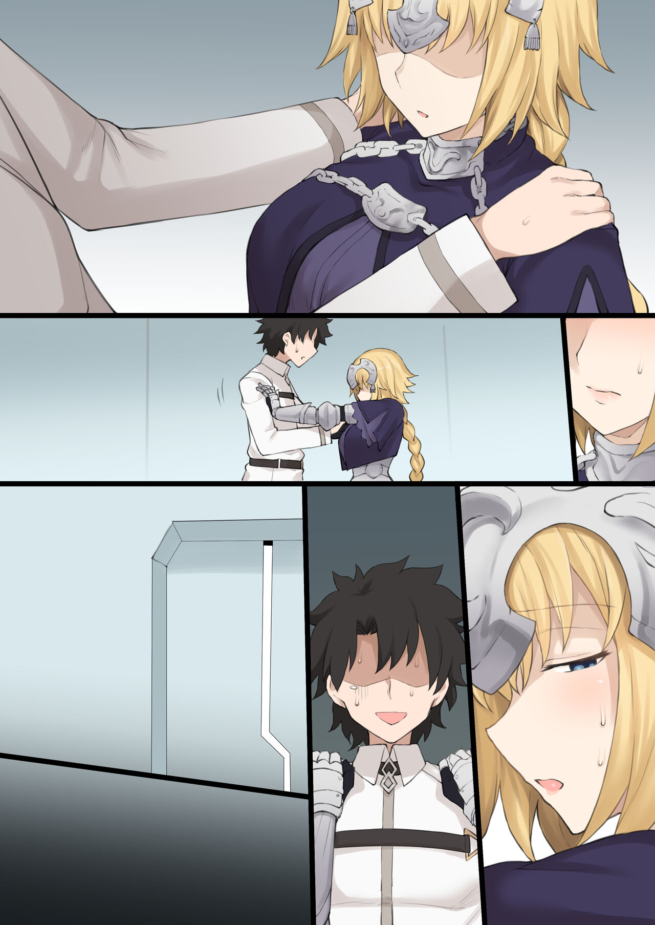 メイヴの男に絆最大まで上げたジャンヌダルクを寝取られるエロ漫画 page 10 full