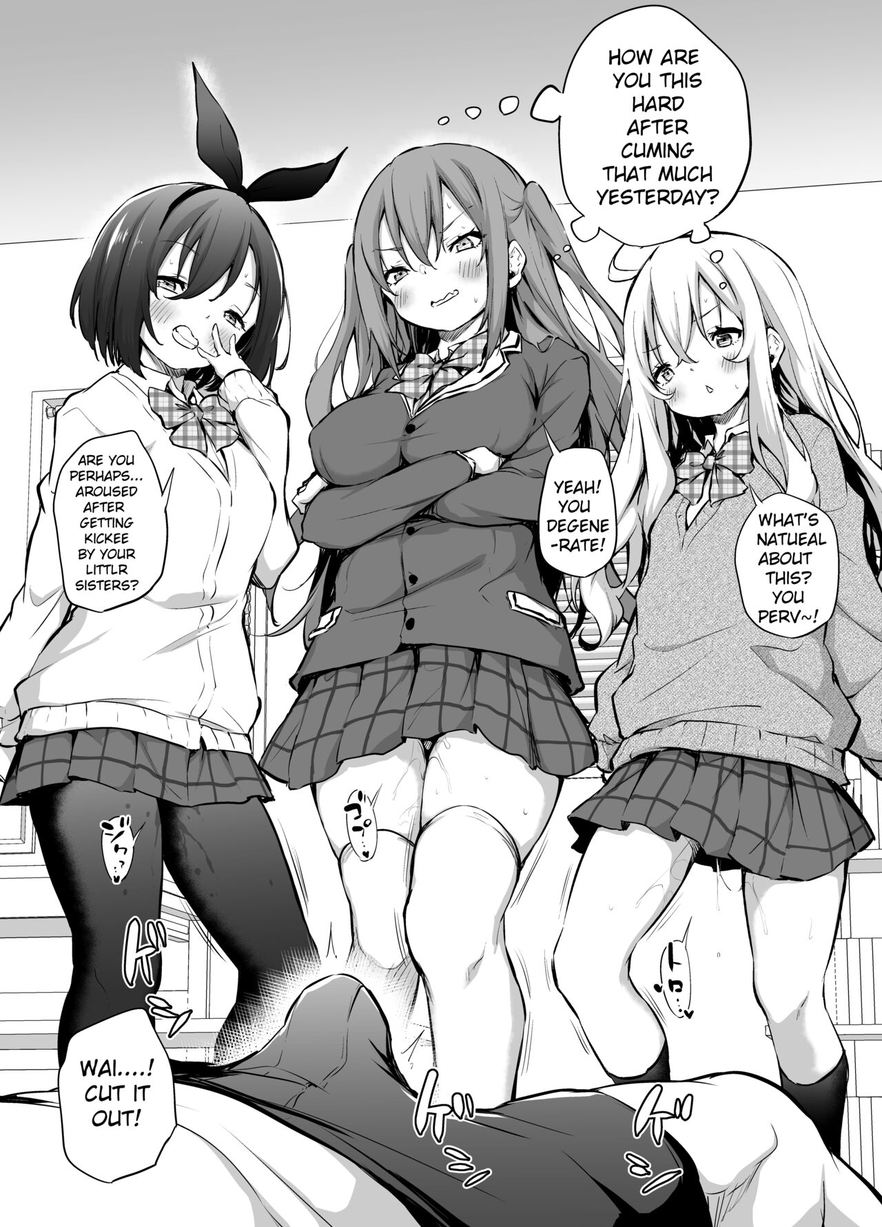 Namaiki Sanshimai ni Okosareru Asa page 3 full