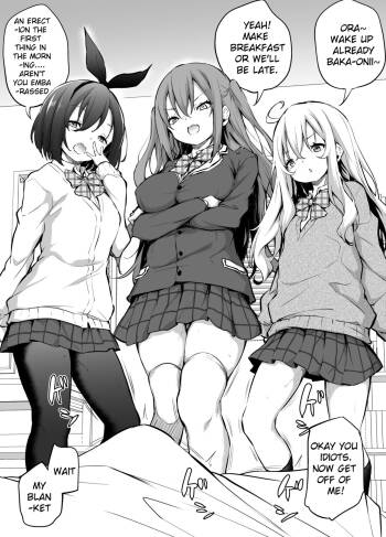 Namaiki Sanshimai ni Okosareru Asa cover
