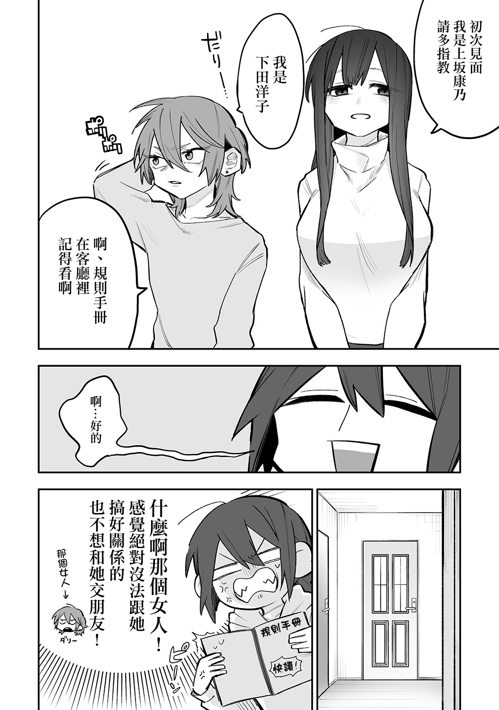 Share House ～DOKIDOKI ！？ 3P Yuri SEX | 合租房屋心跳加速！？3P百合SEX page 5 full