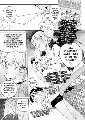 Mesugaki Karin-chan wa Choukyouzumi | Slutty Brat Karin-chan has Already been Trained! cover