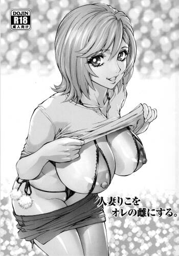 Hitozuma Riko o Ore no Mesu ni Suru. cover