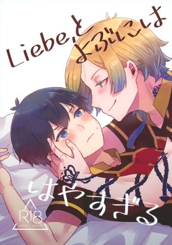 Liebe, to Yobu ni wa Hayasugiru cover