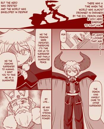 The demon king and the holy pristess cover