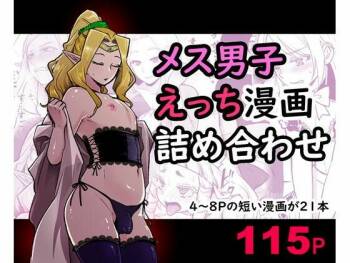 Mesu Danshi Ecchi Manga Tsumeawase cover