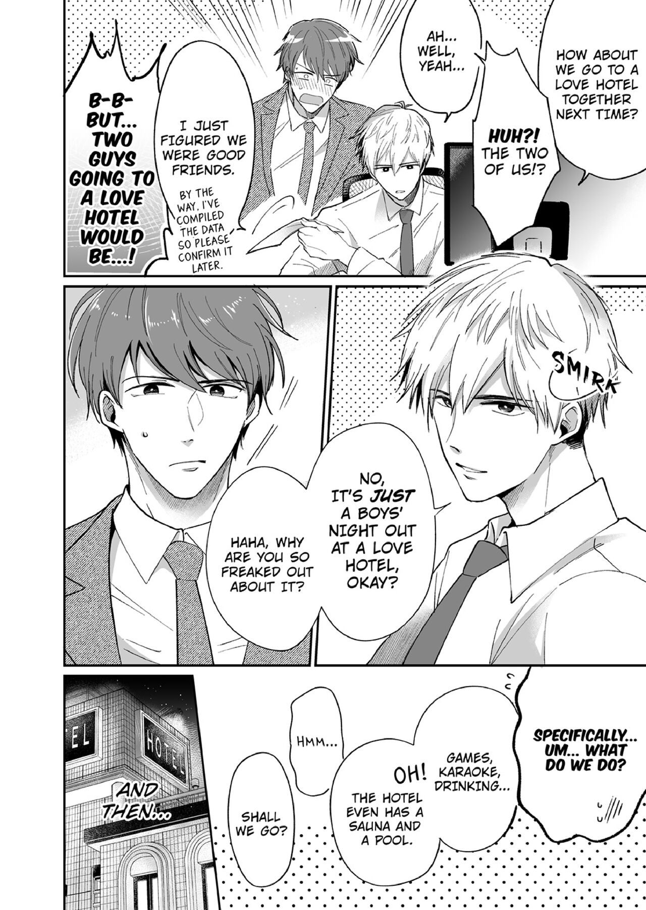 Office Worker's Love Hotel Guys' Night page 3 full
