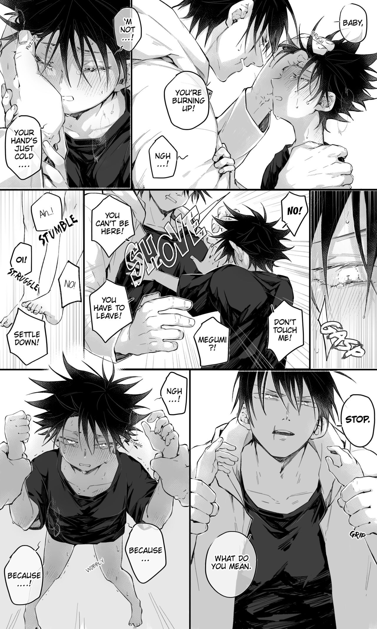 Shotagumi doesn’t feel well and gets hugs and kisses page 2 full