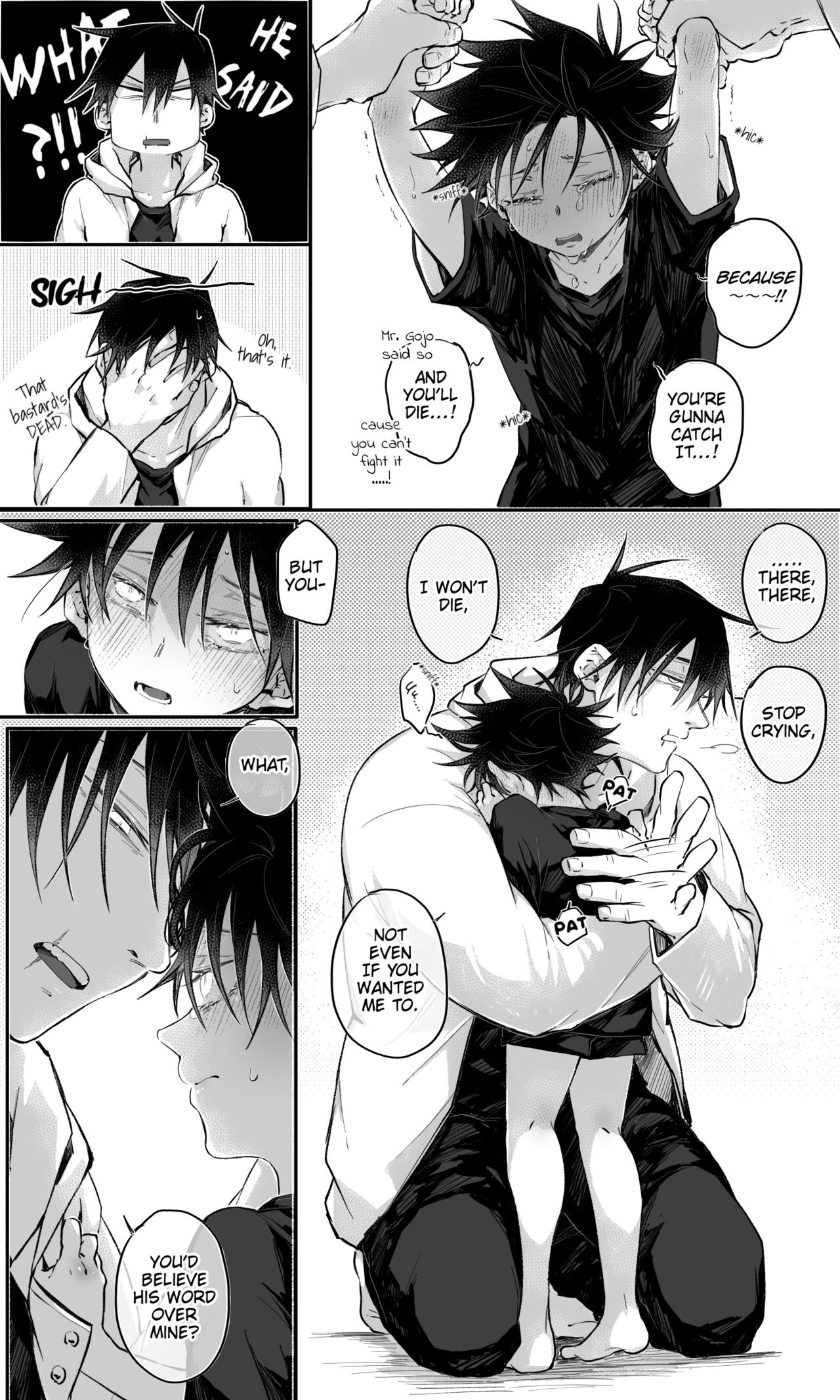 Shotagumi doesn’t feel well and gets hugs and kisses page 3 full