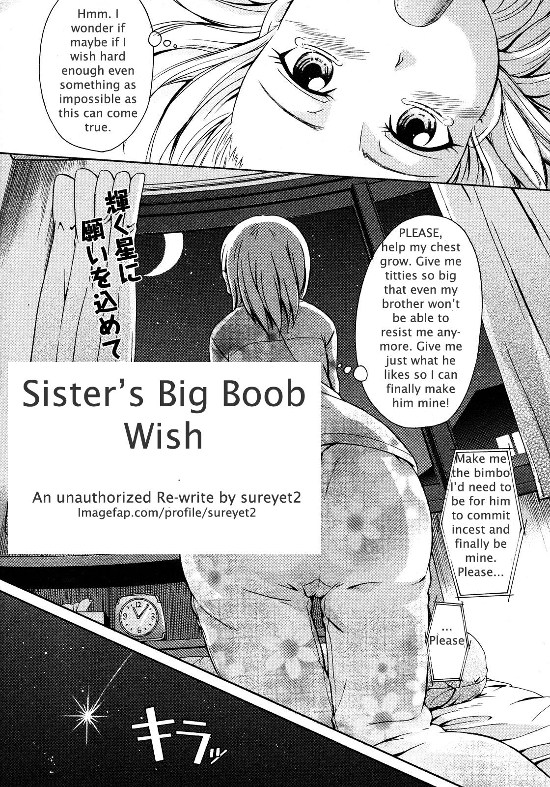 Sister's Big Boob Wish page 3 full