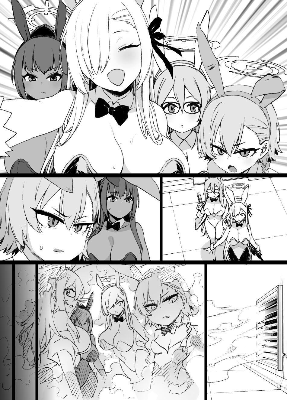 Bruaka Brainwashing Bunny Slave Additional Manga 7P page 9 full