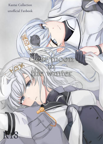 clear moon in the winter cover