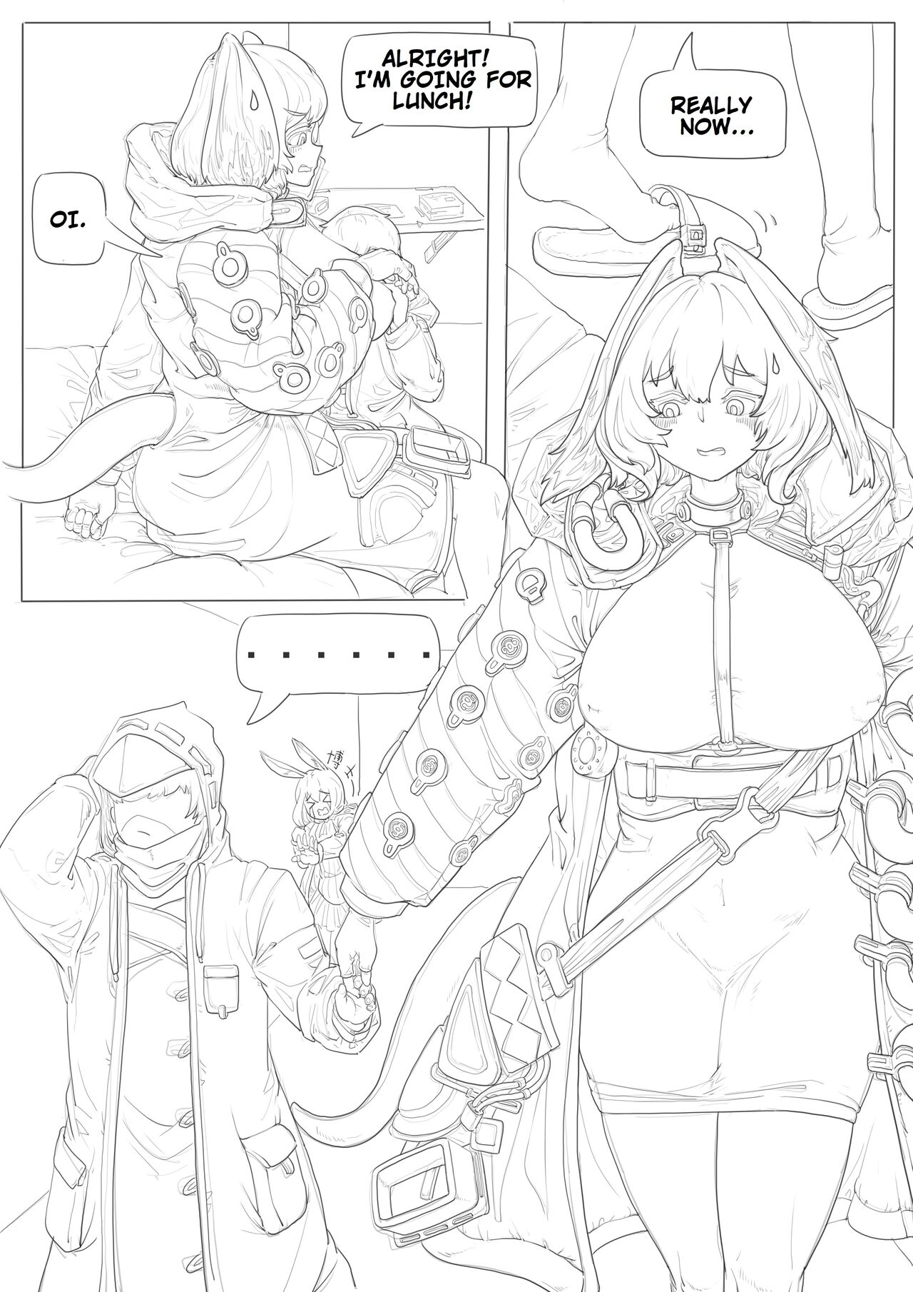 Holhaya and the Doctor's caressing routine page 4 full