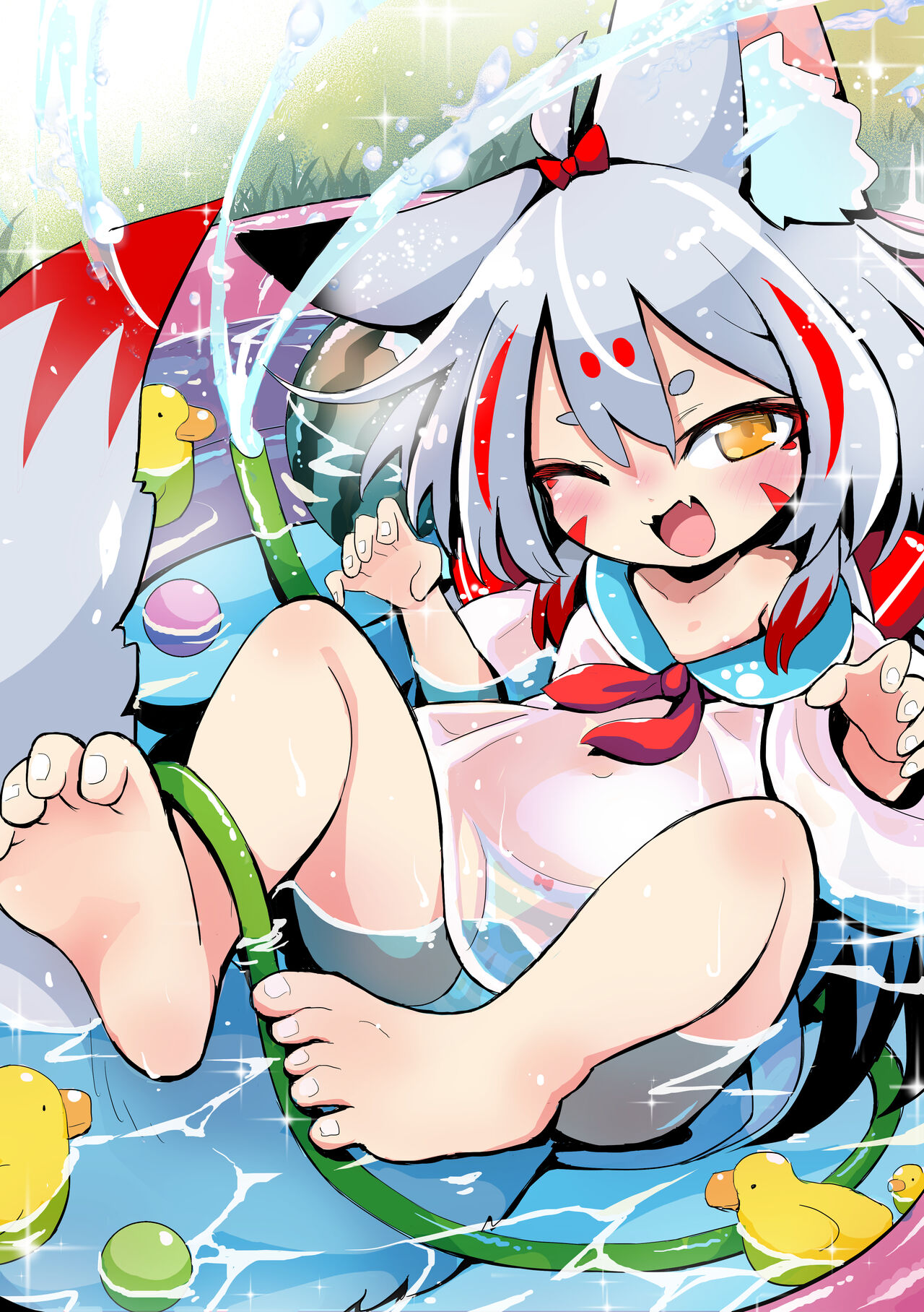 はじめてのビニールプールキュウビ page 5 full