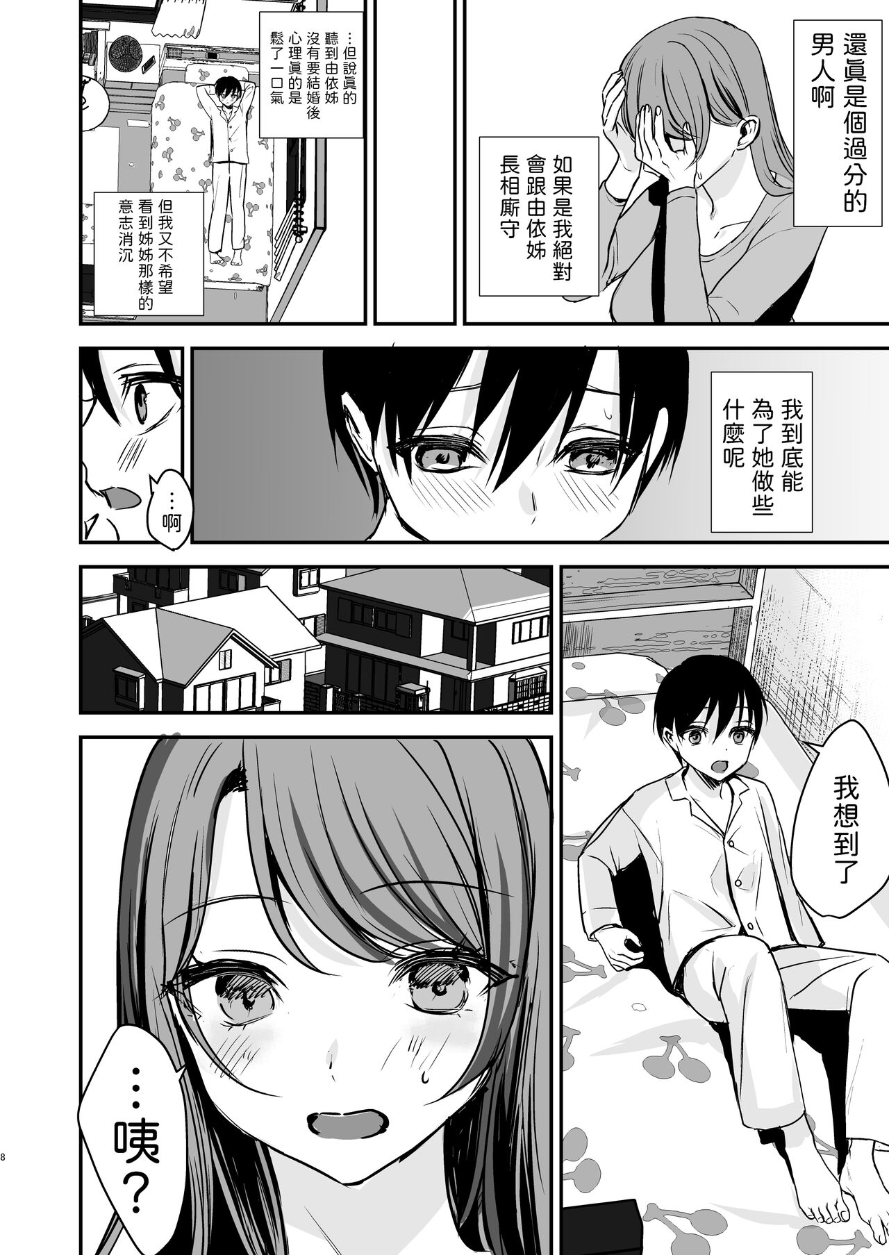 婚約破棄になったお姉ちゃんを慰めたらお泊りHすることになった僕。  中文翻譯 page 6 full