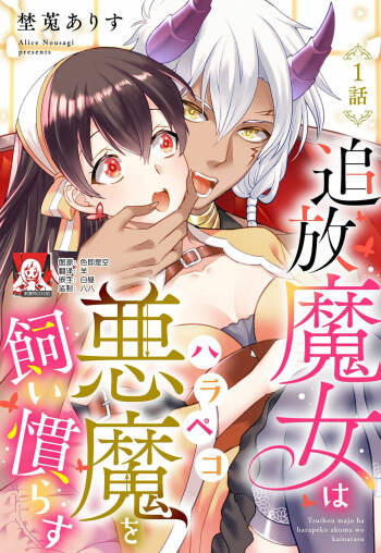 tsuihō majo wa harapeko akuma o kainarasu | 流放魔女驯服了饿魔 1-2 cover