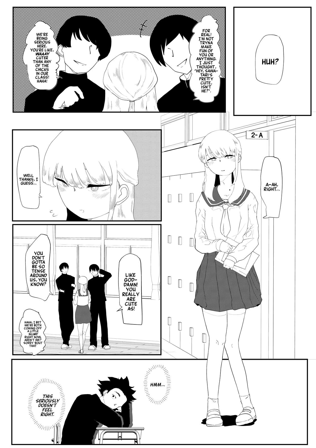 Tenkousei wa Otoko no ko | The Transferred Tomgirl page 6 full