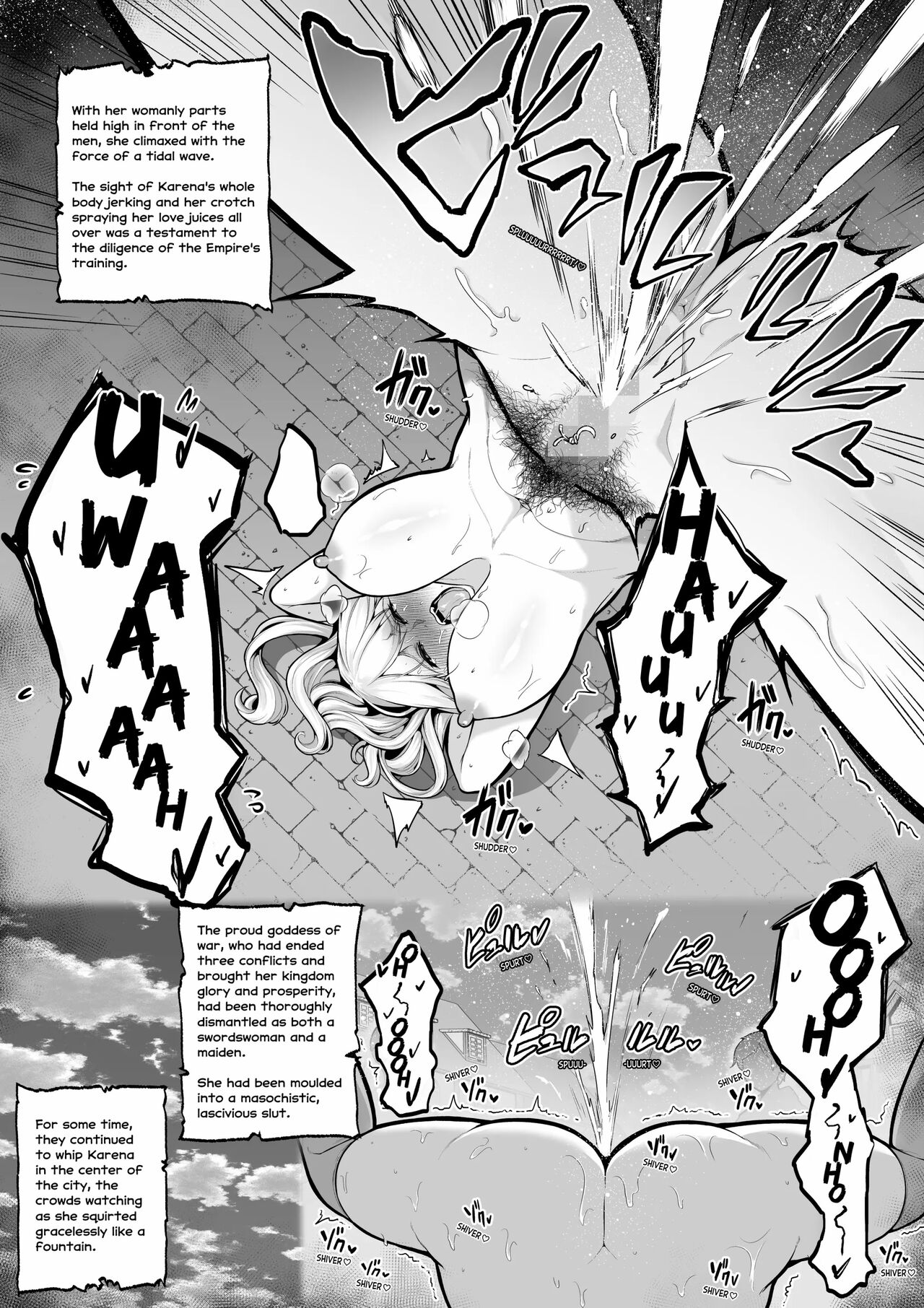 Haisenkoku no Onna Kishi, Tekigun ni Zenra Chanbara de Keiko o Tsukerareru page 7 full