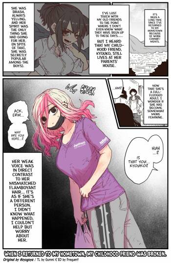 When I Returned to My Hometown, My Childhood Friend was Broken cover