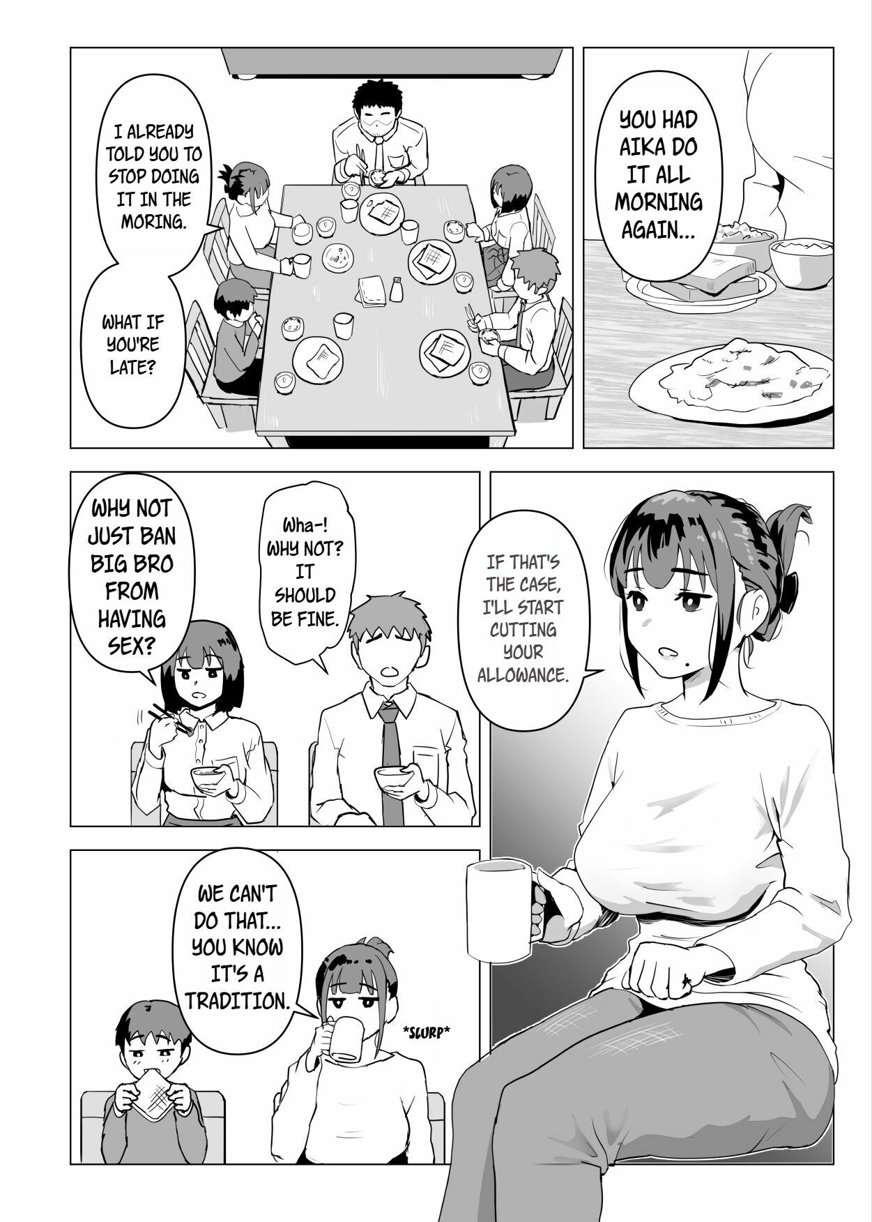 Uchi de wa Kazoku Sex wa Joushiki Rashii | In My House, Family Sex Is the  Norm Page 7 - AsmHentai