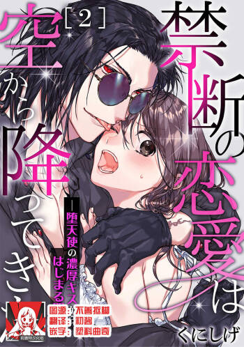 Kindan no Renai wa Sora kara Futte kita -Datenshi no Noukou Kiss kara Hajimaru Kankei- | 从天而降的禁断之恋—从堕天使的深吻开启的关系— 2 cover