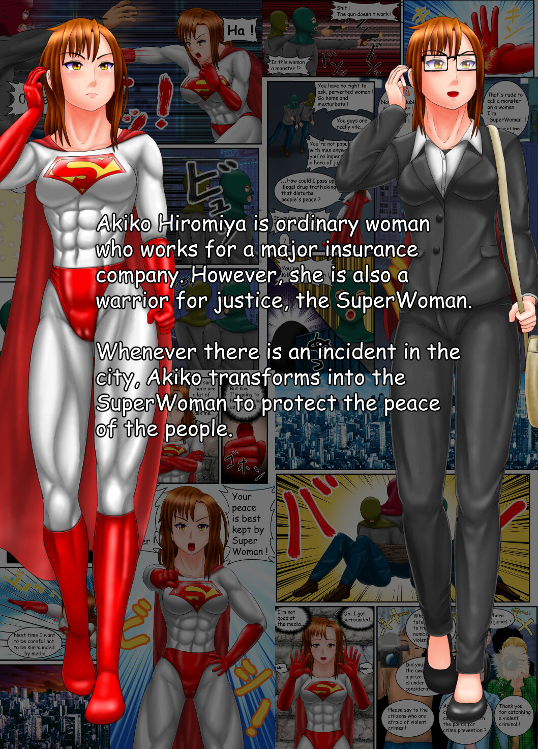 SuperWoman: Justice On Trial page 1 full