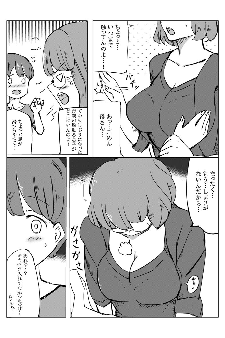 母の巨乳が気になったので泣き落としてみた page 3 full