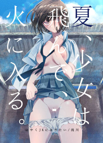 Natsu, Shoujo wa Tonde, Hi ni Iru. cover
