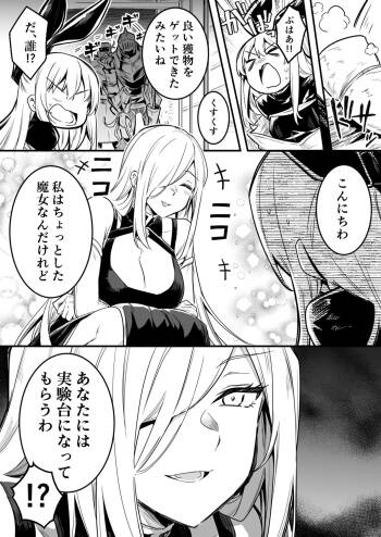 魔女の罠にハマって使役魔術の実験体にされる冒険者ちゃん cover