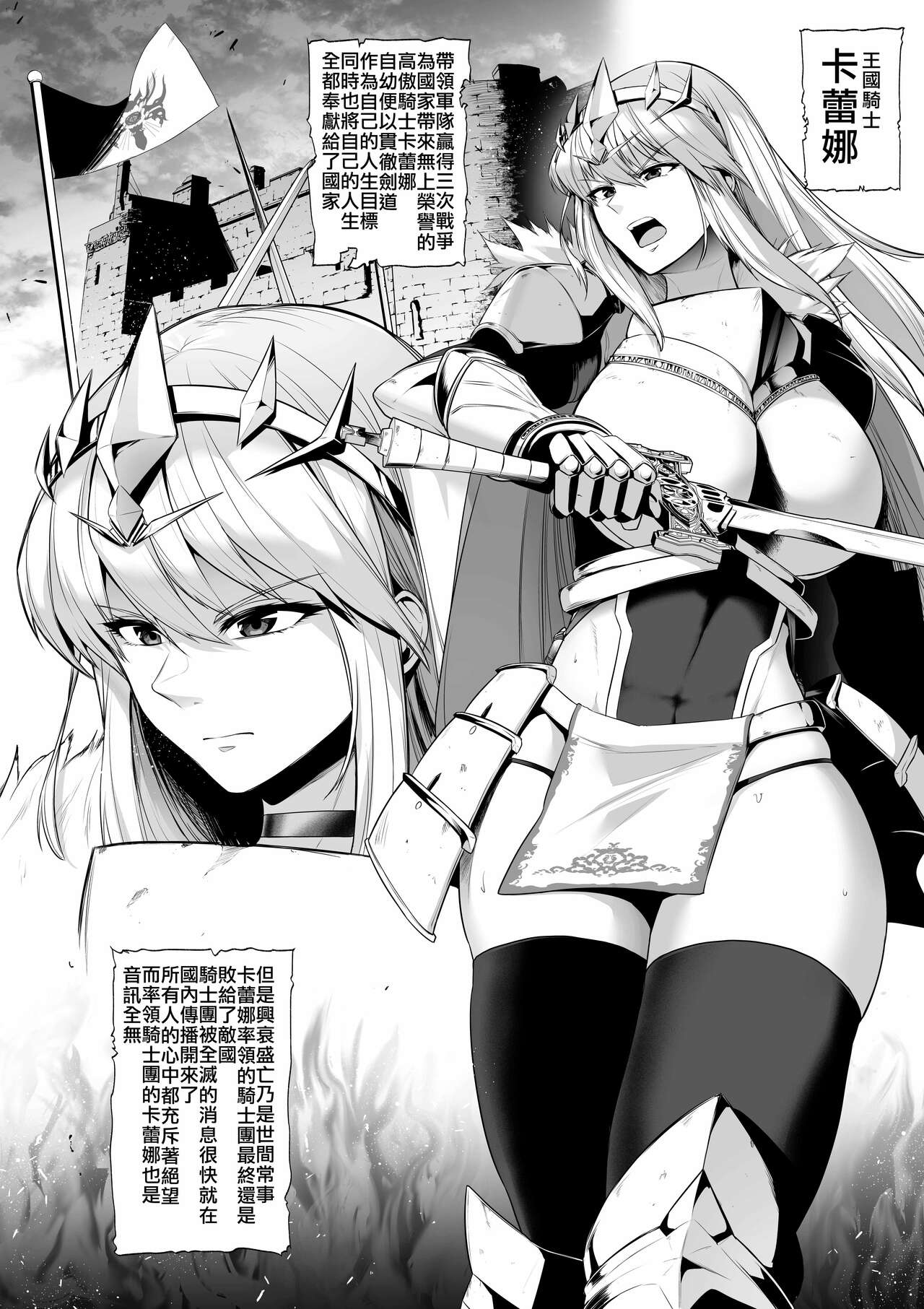 Haisenkoku no Onna Kishi, Wahei Jouyaku Teiketsu o Shukushi Tekikokuhei ni Shojo o Sasageru page 2 full