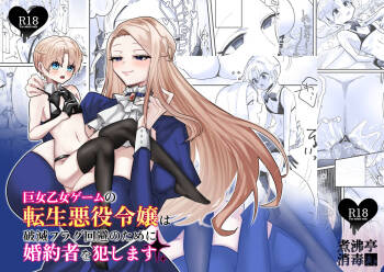Kyojo Otome Game no Tensei Akuyaku Reijou wa Hametsu Flag Kaihi no Tame ni Konyakusha o Okashimasu cover