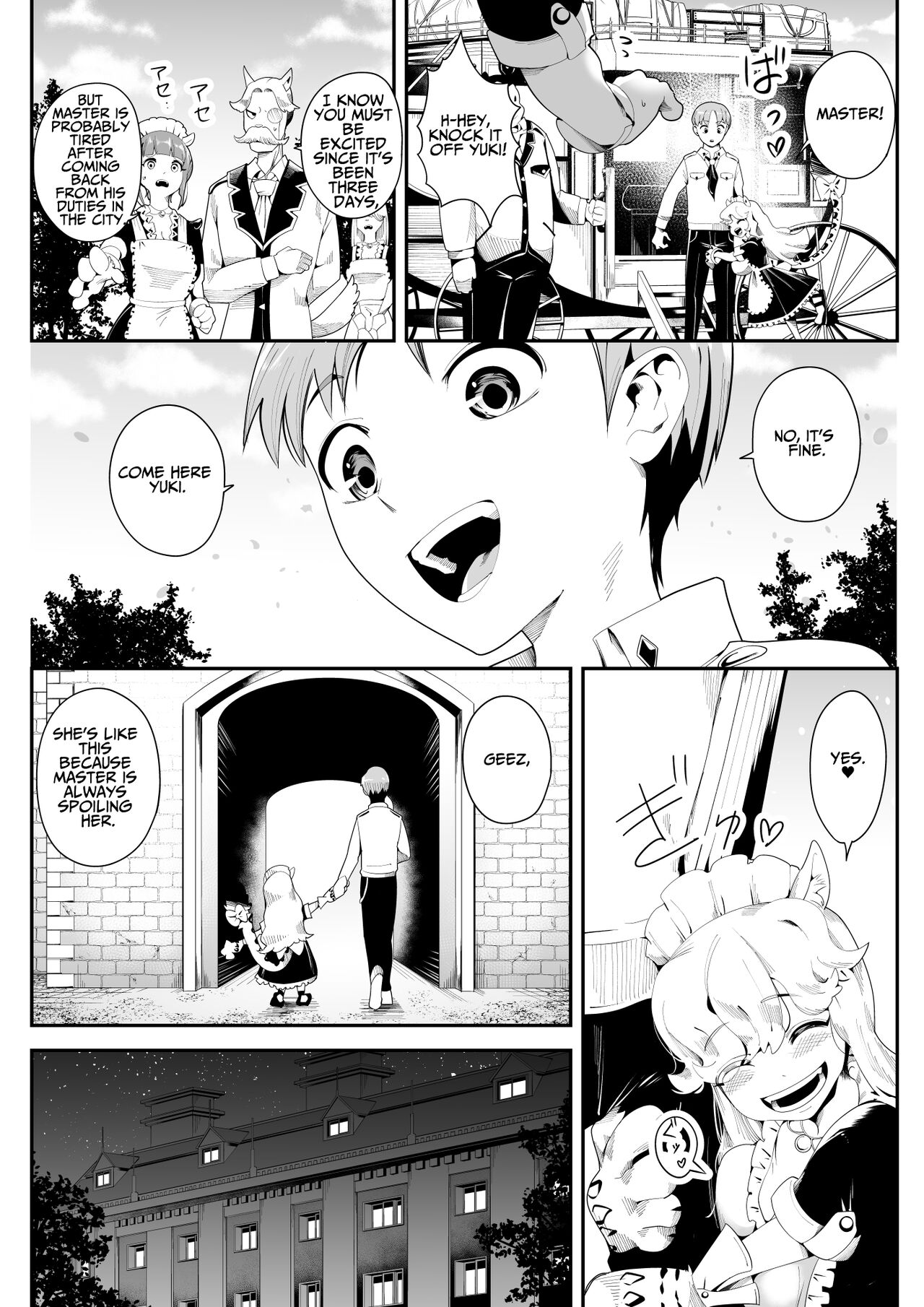 Kemokemo Loli Kyonyuu Maid Anata no Yuki-chan Dekiaiki | Busty Beasty Maid ~Infatuation Diary~ page 4 full