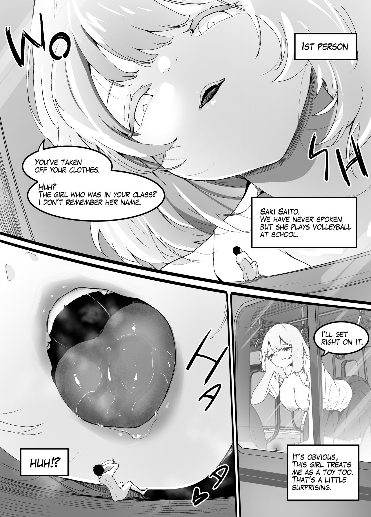 Surrounded By Girls On The Train page 2 full