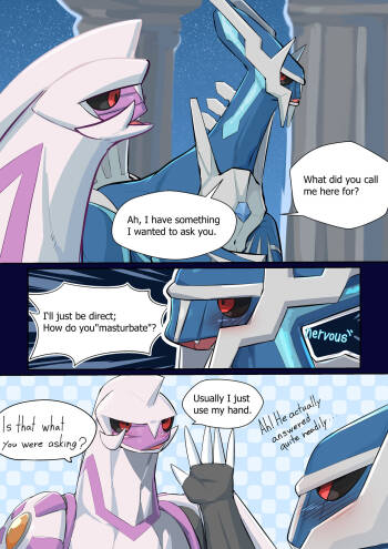 Dialga x Palkia cover