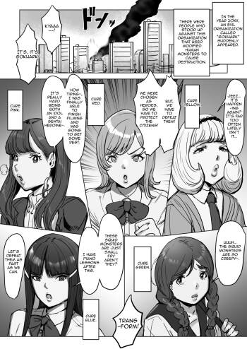 Meshi Shinja - Sentai Red's Dick Battle with a Futanari Monster Tale cover