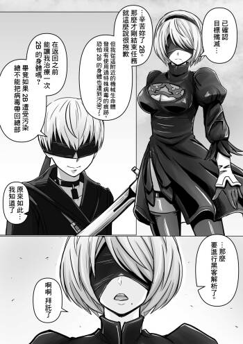 2B、9Sからハッキングを受ける cover