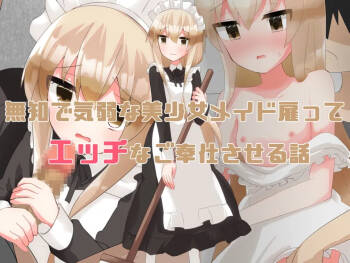 Muchi de Kiyowa na Bishoujo Maid Yatotte Ecchi na Gohoushi Saseru Hanashi cover