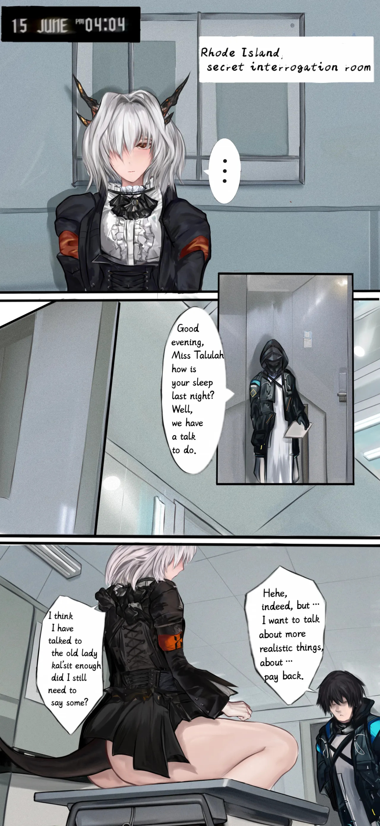 作业帮·《Not yet dawn》（明日方舟英语同人H·LC整合汉化组代发） page 1 full