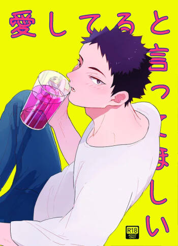 Ai shiteru to itte hoshi cover