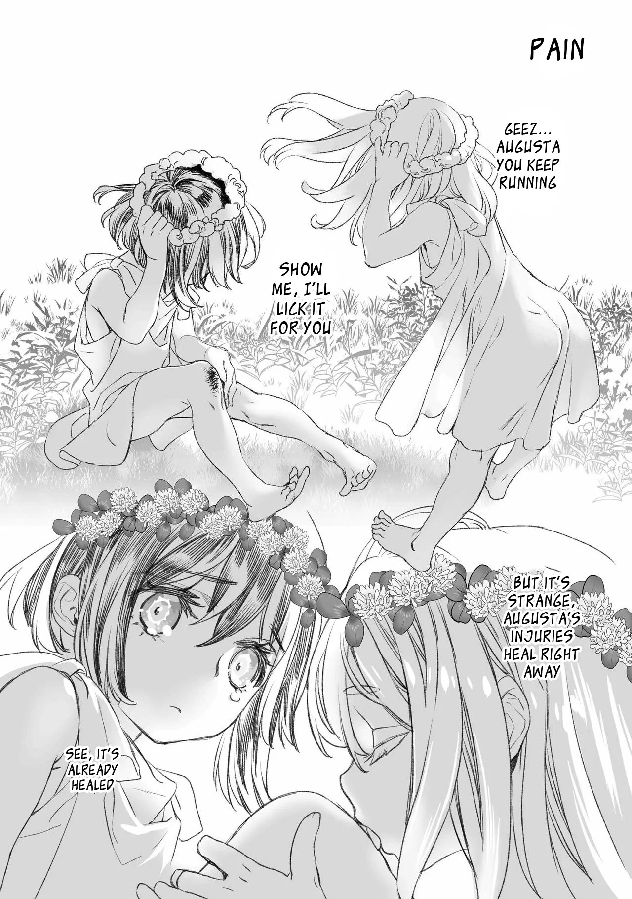 Moloch no Toriko ~Junsui Baiyou Lesbian to Jain no Shinzoku Yoki senu Error de Masaka no Seikon~ | Moloch's Victims ~ An Unexpected Marriage Between a Pure-Breeding Lesbian and a Giant God Clan in an Unforgivable Error page 2 full