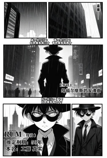 给福尔摩斯的镇魂曲:兰MOTHER篇（detective conan） cover