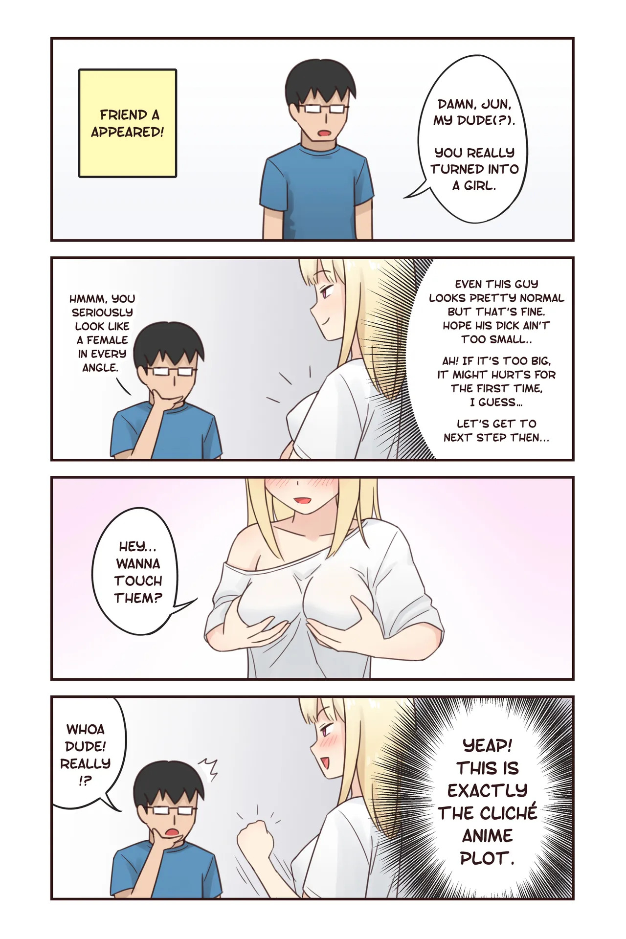 I Turned Into a Girl But NO ONE Fucks Me! page 6 full