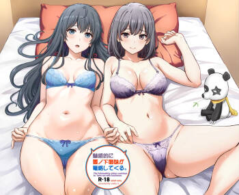 Miwakuteki ni Yukinoshita Shimai ga Rouraku Shite Kuru. - The Yukinoshita sisters continue to have sex with hachiman. cover