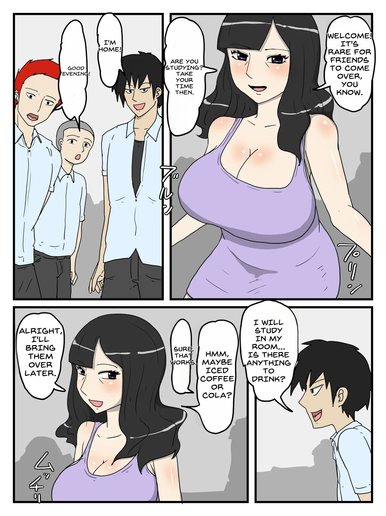 Haha no Seishori Fella no Tsuzuki wa Nakadashi Sex made Shitai page 8 full