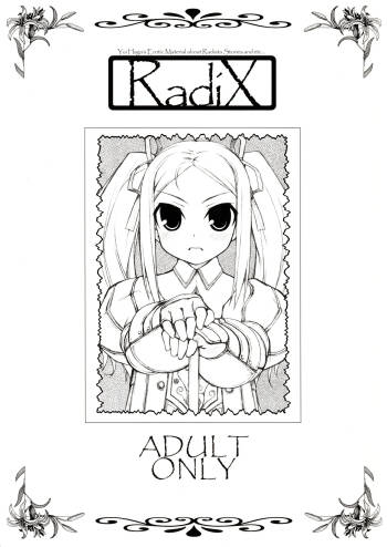 RadiX cover